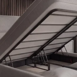 Boxspring met Opbergruimte Vento - Beige