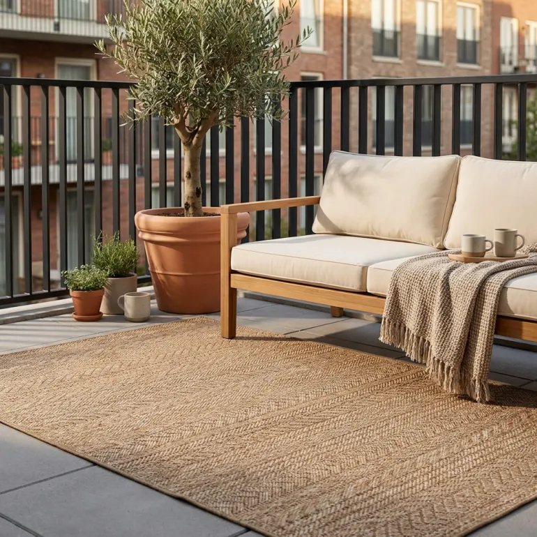 Buitenkleed Arrows - Beige