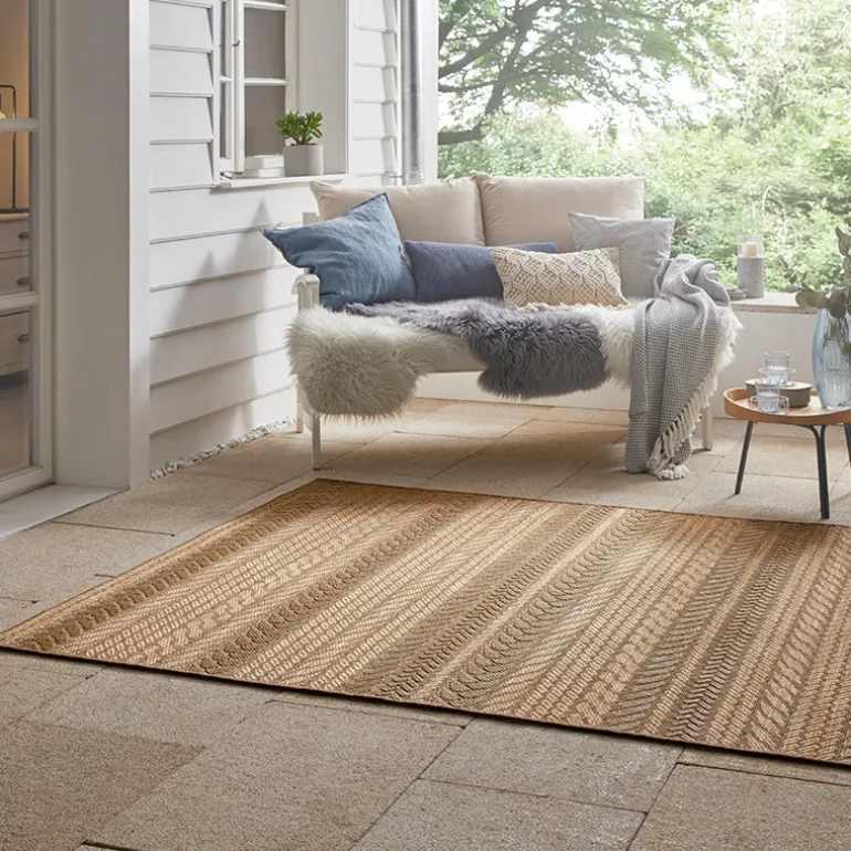 Buitenkleed Arrows - Beige
