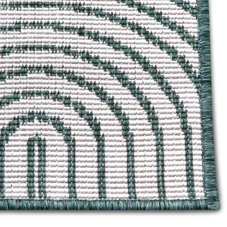 Buitenkleed Dubbelzijdig Flatweave - Groen