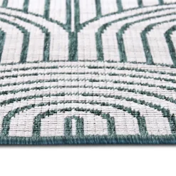 Buitenkleed Dubbelzijdig Flatweave - Groen