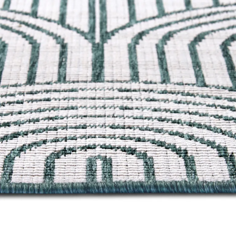 Buitenkleed Dubbelzijdig Flatweave - Groen