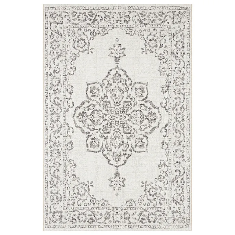 Buitenkleed Ornament - Crème