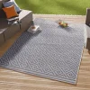 Buitenkleed Raute - Blauw/Creme