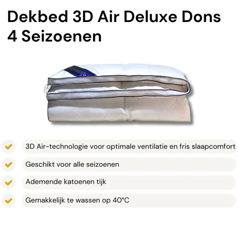 Dekbed 3D Air Deluxe Dons - 4 Seizoenen