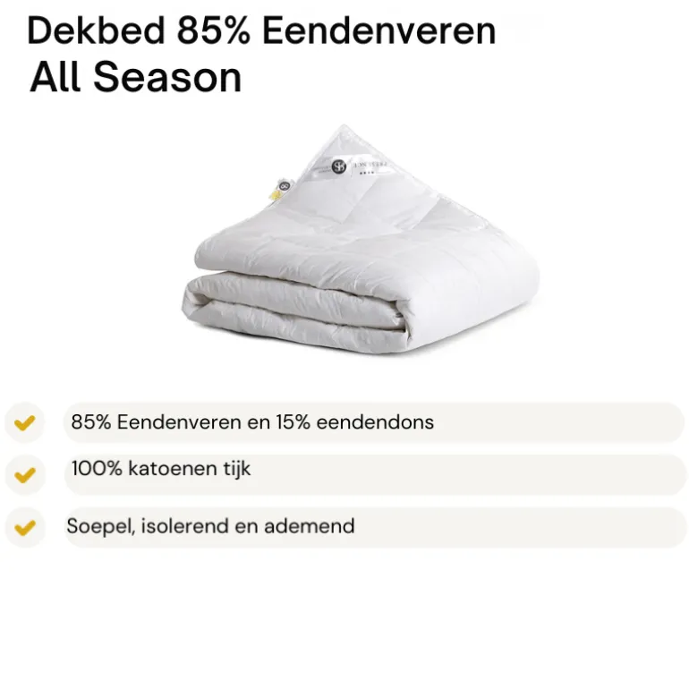 Dekbed Dons - 85% Eendenveren - All Season
