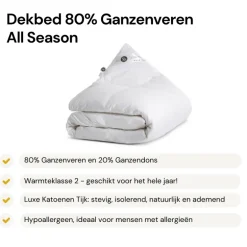 Dekbed Dons - 80% Ganzenveren - All Season