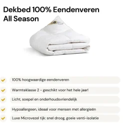 Dekbed - 100% Eendenveren - All Season