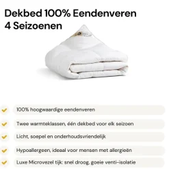 Dekbed - 100% Eendenveren - 4 Seizoenen