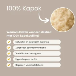 Dekbed 100% Kapok - 4 Seizoenen