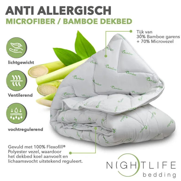 Dekbed Natural Bamboe - All Season