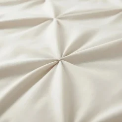 Dekbedovertrek Border Pintuck - Beige