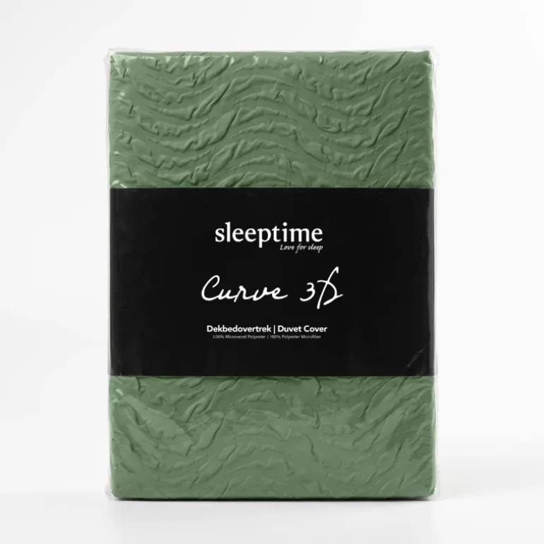 Dekbedovertrek Curve 3D - Groen