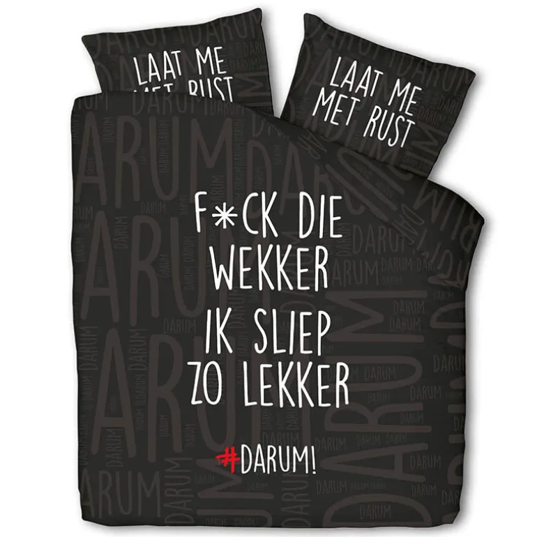Dekbedovertrek #DARUM! F*ck die wekker!