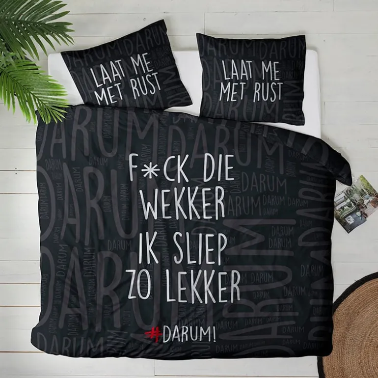 Dekbedovertrek #DARUM! F*ck die wekker!