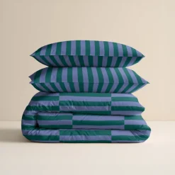 Dekbedovertrek Katoen Biscotti - Blauw