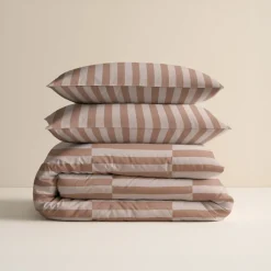 Dekbedovertrek Katoen Biscotti - Taupe