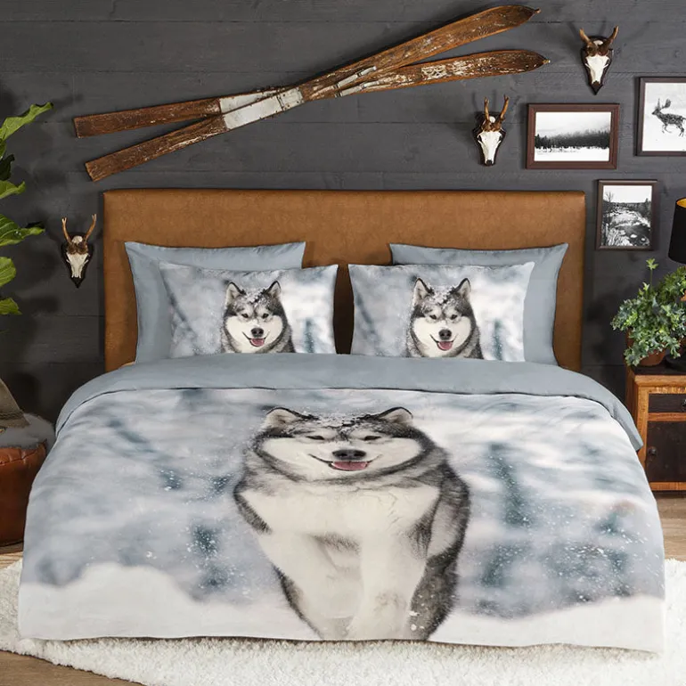 Dekbedovertrek Katoen-Flanel - Husky