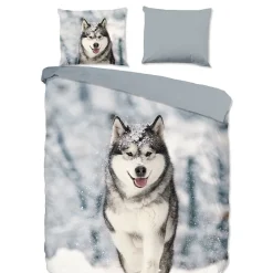 Dekbedovertrek Katoen-Flanel - Husky