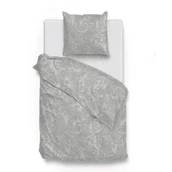 Dekbedovertrek Katoen - Paisley di Lino - Dove Grey