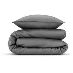 Dekbedovertrek Katoen-Satijn - Satinado - Classic Antraciet