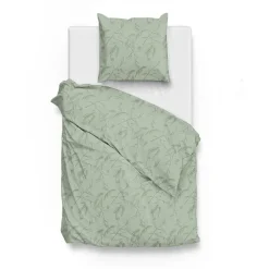 Dekbedovertrek Katoen-Satijn - Fiora di Satinado - Foam Green