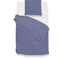 Dekbedovertrek Lino Katoen - Bonnet Blue