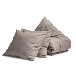 Dekbedovertrek Percale Katoen Uni - Taupe