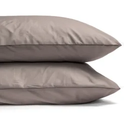 Dekbedovertrek Percale Katoen Uni - Taupe