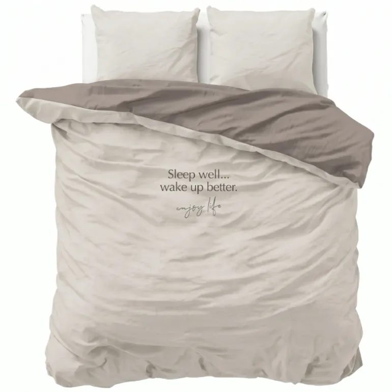 Dekbedovertrek Percale-Katoen - Sleep Well