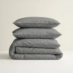 Dekbedovertrek Percale-Katoen - Stonewash Grey