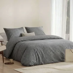 Dekbedovertrek Percale-Katoen - Stonewash Grey