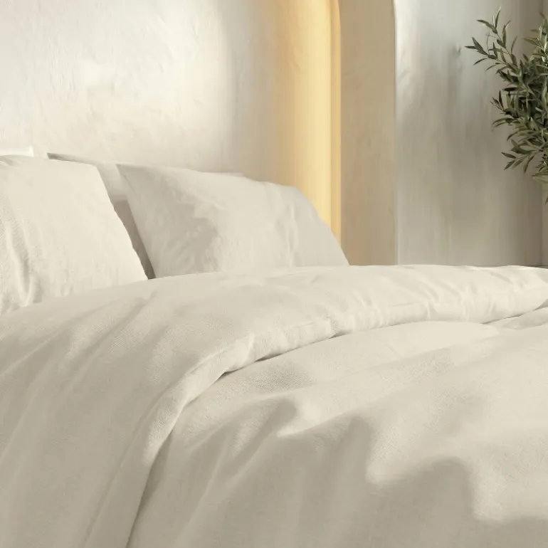 Dekbedovertrek Percale Katoen - Crème