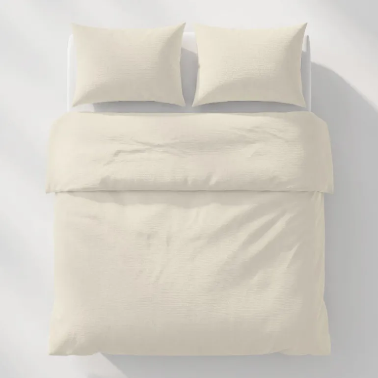 Dekbedovertrek Percale Katoen - Crème