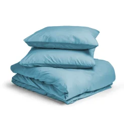 Dekbedovertrek Percale Katoen Uni - Blauw