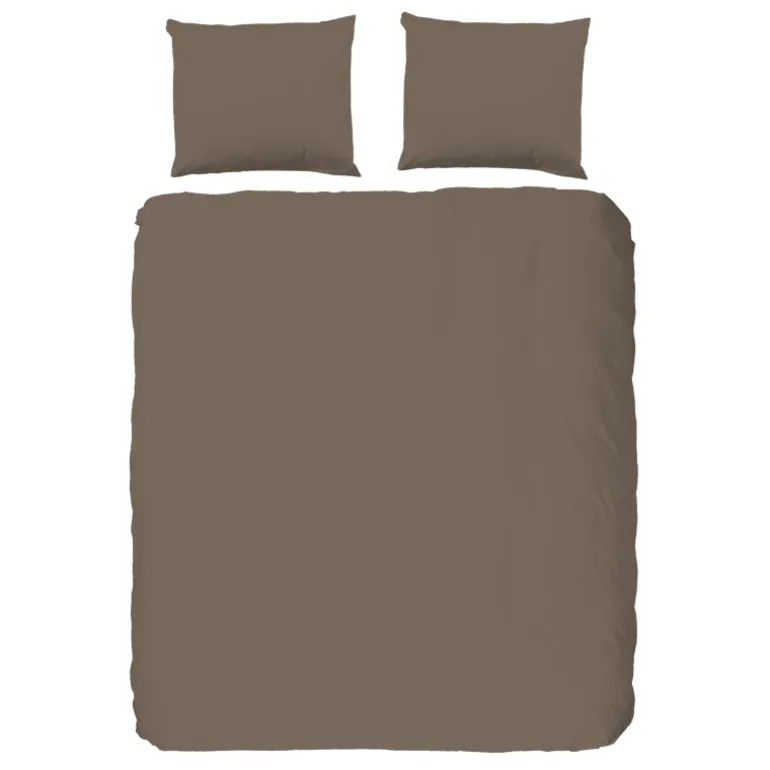 Dekbedovertrek Pure Uni - Taupe