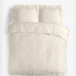 Dekbedovertrek Ruffles - Creme