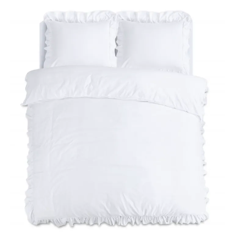 Dekbedovertrek Ruffles - Wit