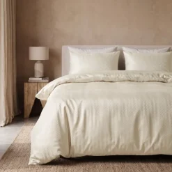 Dekbedovertrek Satin Point - Creme