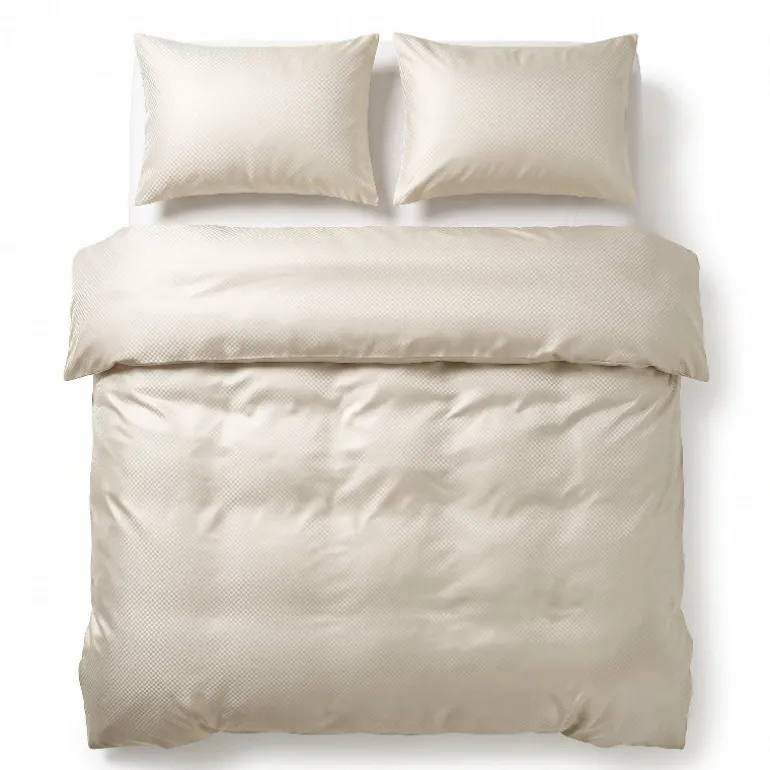 Dekbedovertrek Satin Point - Creme