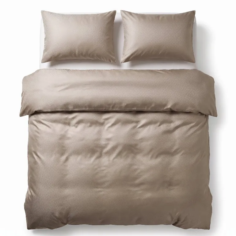 Dekbedovertrek Satin Point - Taupe
