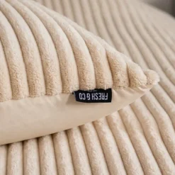 Dekbedovertrek Teddy Rib - Creme/Off White