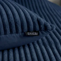 Dekbedovertrek Teddy Rib - Navy