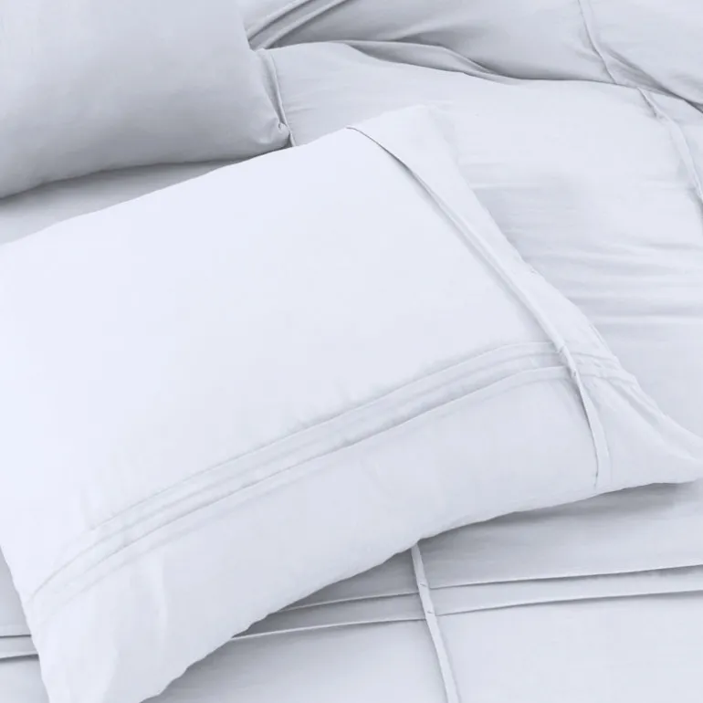 Dekbedovertrek Washed Tufted - Wit