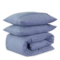 Dekbedovertrek Washed Tufted - Blauw