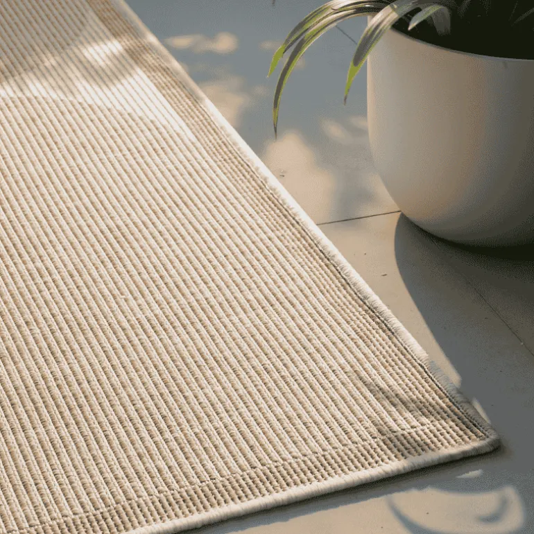 Dubbelzijdig Buitenkleed Bowen - Creme / Beige