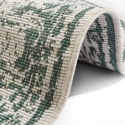 Dubbelzijdig Buitenkleed Borbon Rond - Groen