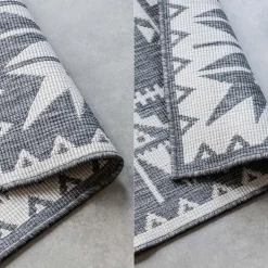 Dubbelzijdig Buitenkleed Elle - Zilver