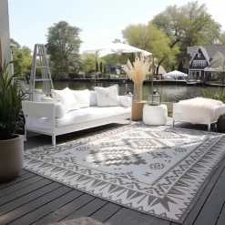 Dubbelzijdig Buitenkleed Elle - Beige