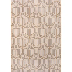 Dubbelzijdig Buitenkleed Flatweave - Oker